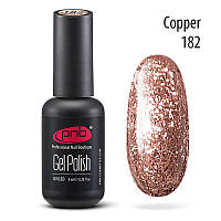 Гель-лак PNB Gel nail polish №182 copper 8 мл (15063Gu)