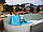 Заміна плівки ПВХ в круглих каркасних басейнах 5,5 м Azuro, Mountfield Ibiza Hoby pool Atlantic pools, фото 9