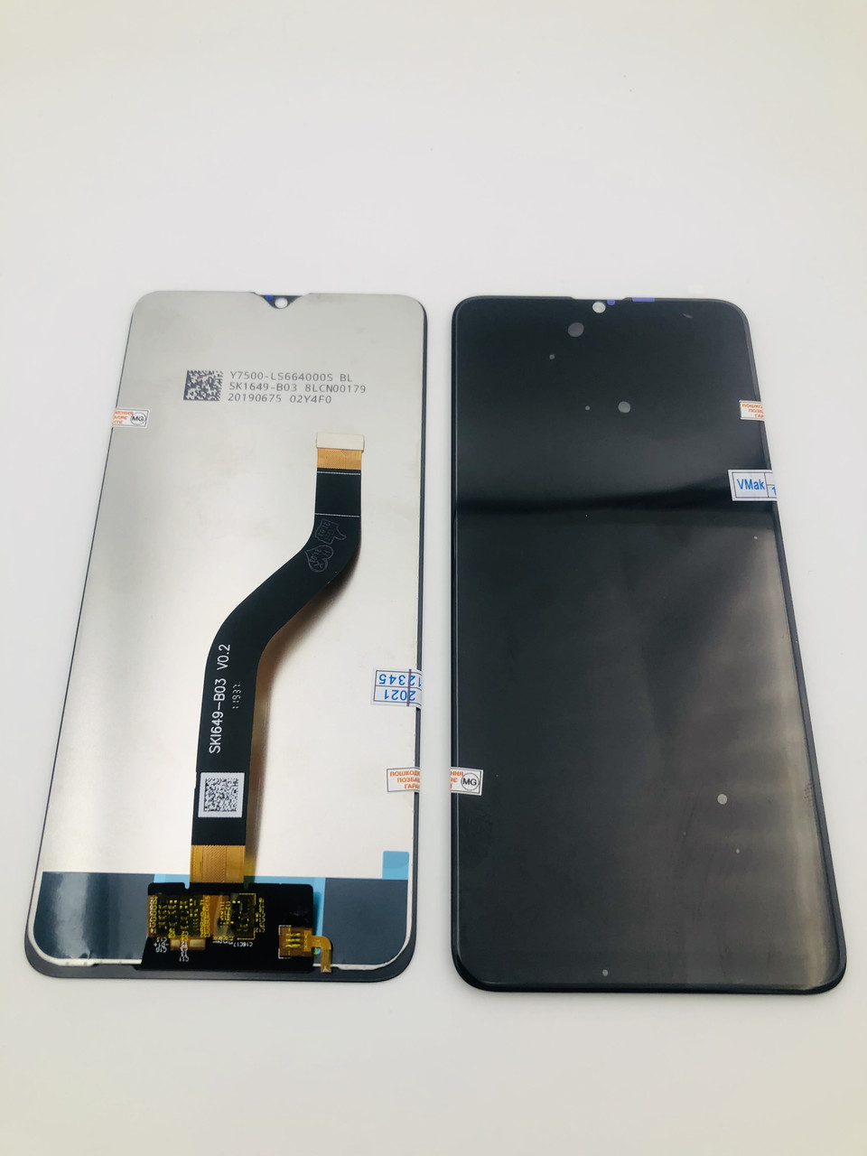 Дисплей для мобільного телефона Samsung A20s 2019/A207, чорний, з тачскрином, TFT, ORIG