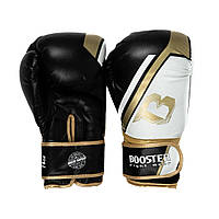 Боксерские перчатки BOOSTER BT SPARRING V2 GOLD 12 oz Черный Таиланд