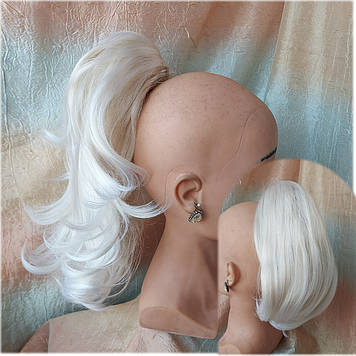 Хвіст двосторонній сріблястий блонд Т95-Т136