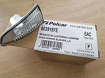 POLCAR (Польща) 6039197E — Повторювач покажчика повороту в дзеркалі (лівий, L) на Рено Меган 3 / Флюенс, фото 6