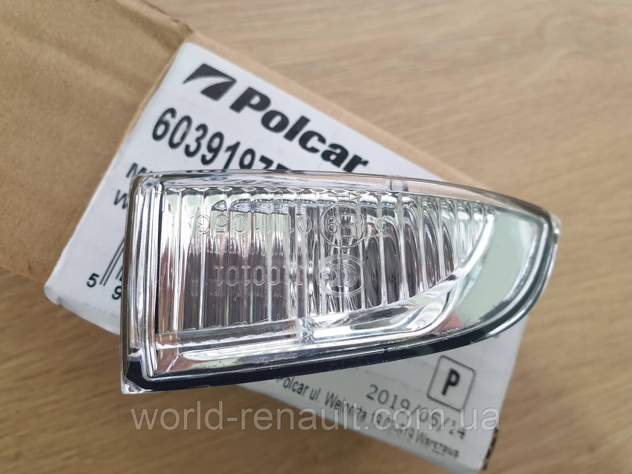 POLCAR (Польща) 6039197E — Повторювач покажчика повороту в дзеркалі (лівий, L) на Рено Меган 3 / Флюенс