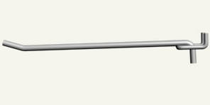 Гачок одинарний на експопанель, довжина — 50 мм