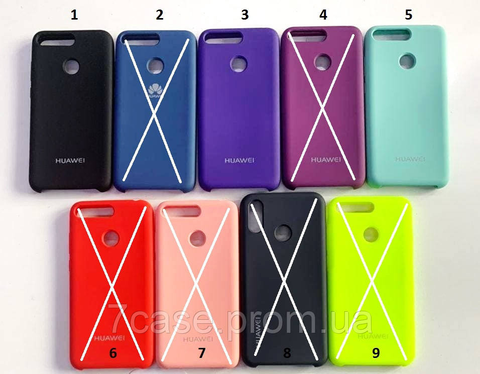 Чохол Silicone Cover для Huawei P Smart/Enjoy 7s
