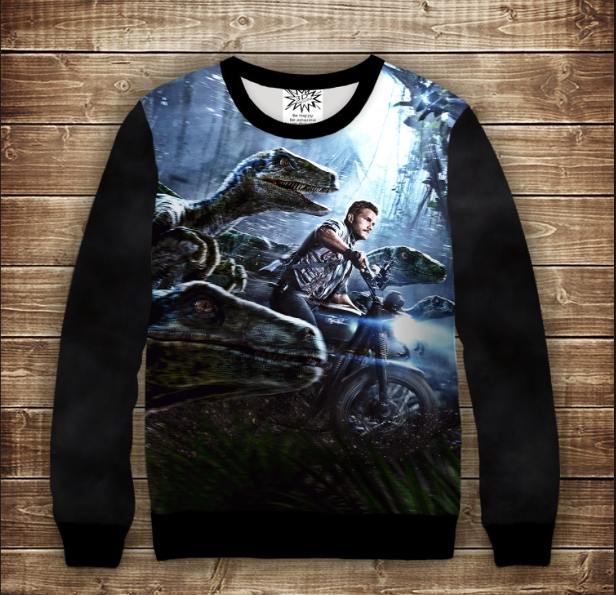 Світшот 3D JURASSIC WORLD