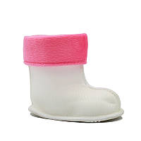 Валянок носок утеплитель в резиновые сапоги 25-26 размер 15см розовые