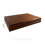 Професійні олівці Marco 72 кольори, круглі, кедр, у дерев'яному пеналі, FineArt-72WB, фото 3