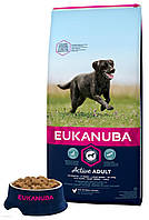 Корм для собак EUKANUBA Active Adult Large Breed 15кг