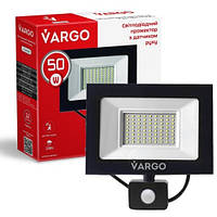 LED прожектор з датчиком руху VARGO 50W 220V 6500K (V-330350)