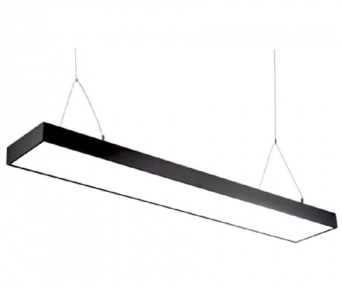 Світлодіодний LED світильник Sign 48Вт 1200mm 4200K 4320Lm чорний