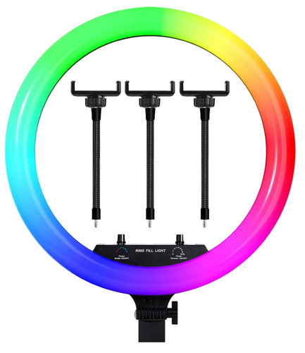 Кільцева лампа Rgb 45 см з пультом 193532