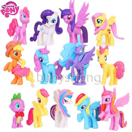 Набір фігурок Май Літл Поні ціна за 13 шт My Little Pony 6-7 СМ