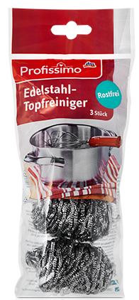 Denkmit profissimo Edelstahl-Topfreiniger Губка з нержавіючої сталі для миття посуду 3шт