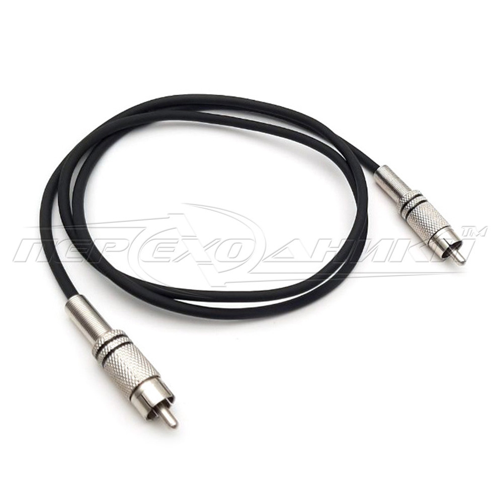 Кабель 1RCA-1RCA композитний, у екрані, метал