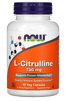 Now L-Citrulline 750 mg 90 veg caps