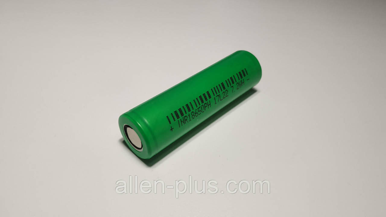 Акумулятор високотоковий INR18650PH 17L22, Li-Ion, 3.7V 7.2WH (тестова ємність 1500mAh)