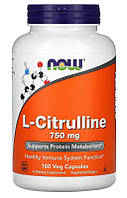 Now L-Citrulline 750 mg 180 veg caps