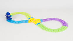 Яскравий трек Magic Track на 103 деталі | Гоночна траса 8914E | Трек Чарівний Меджик (світиться в темряві)