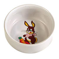 Миска керамічна для кроликів Trixie CERAMIC BOWL (Триксі) 0,3 л/11 см