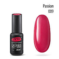 Гель-лак PNB Gel nail polish mini №009 passion 4 мл (14992Gu)
