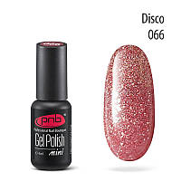 Гель-лак PNB Gel nail polish mini №066 disco 4 мл (14994Gu)