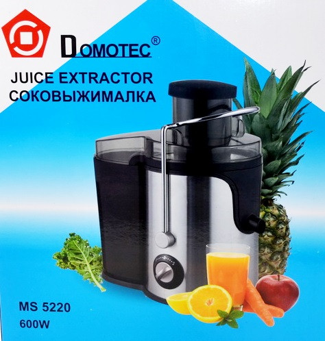 Соковитискач Domotec MS 5220 (600 Вт)