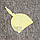 Дитяча р 36 (20) 0-1 міс трикотажна шапочка з вузликом для новонароджених без зав'язок ІНТЕРЛОК 4046 Жовтий, фото 2