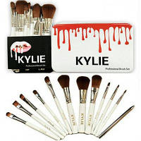 Профессиональный набор кистей для макияжа Kylie Professional Brush Set 12 шт