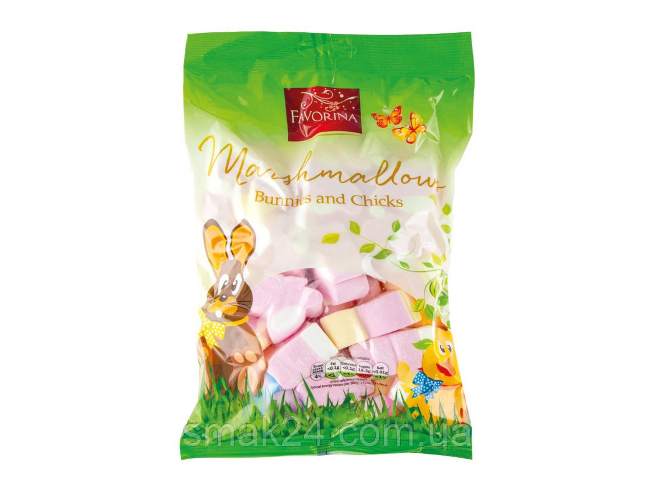 Маршмелоу Кролики та курчата Favorina MARSHMALLOWS 200 г
