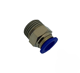 Прямий фітинг пневматичний 12 мм різьба 1/2"