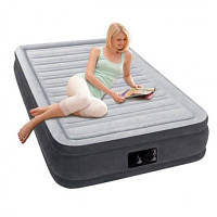 Надувная двуспальная кровать Intex 67766 Comfort (99-191-33см), встроенный электронасос