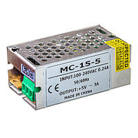 Блок живлення 5V MC/3A 15 Вт негерметичний