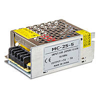 Блок живлення 5V MC/5A 25 Вт негерметичний