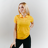 Жіноче поло жовте 65/35 Polo lady-fit Fruit of the Loom,L, фото 3