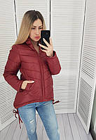 Куртка тонка жіноча, арт. 210, вишневий/ марсала