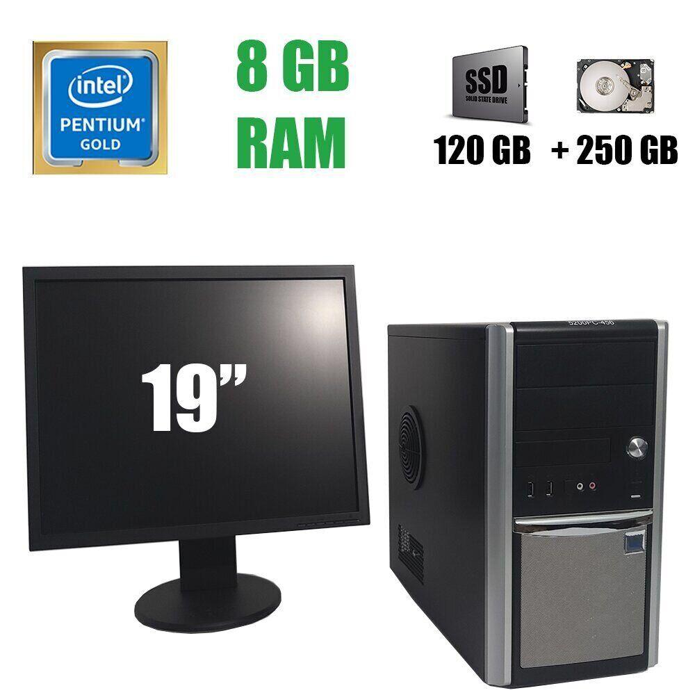 Комплект ПК: Hyundai iTMC Pentino Tower / Intel Pentium G3420 (2 ядра по 3.2 GHz) / 8 GB DDR3 / 120 GB SSD