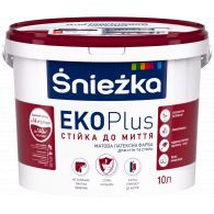 Снежка ЕКО Plus матова латексна фарба 3л/ 4,1кг Укр.