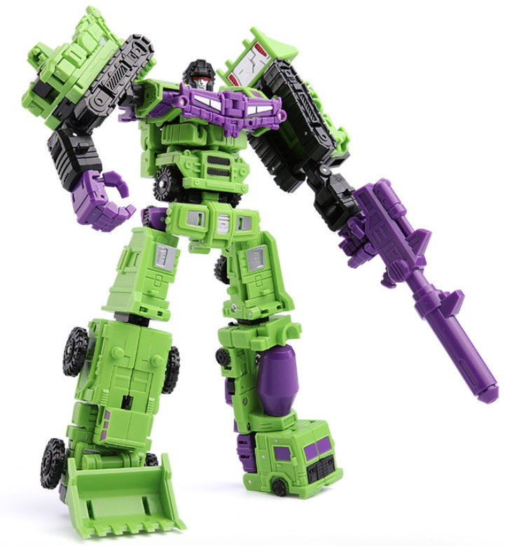 Робот-комбайнер трансформер Девастатор 6в1, 21 см — Transformer-Combiner, Devastator