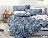 Сатин Сімейний комплект постільної білизни, бавовна ТМ TAG з компаньйоном S458, фото 5