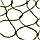 Гамак сітчастий мотузковий похідний Темно-зелений (хакі), фото 2