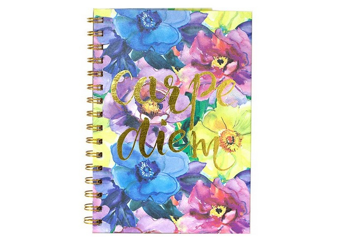 Блокнот на спіралі A plus Flowers А5 100 аркушів арт. 4069, фото 1