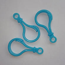 Карабін Пластиковий Заготівля для бізіборда 5 см блакитний