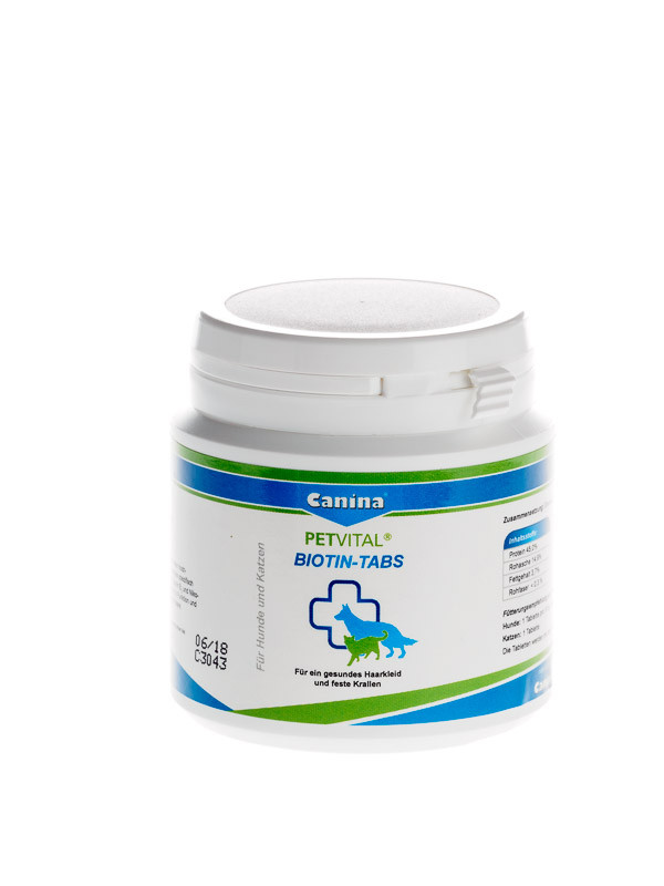 Canina Petvital Biotin Tabs (Каніна Петвіталь Біотин Табс) домішка для собак і кішок для шерсті та шкіри