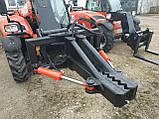 Корчувач гідравлічний - викорчовувач для навантажувачів MANITOU JCB Dieci Merlo Kramer Claas інші, фото 3