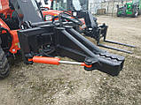 Корчувач гідравлічний - викорчовувач для навантажувачів MANITOU JCB Dieci Merlo Kramer Claas інші, фото 2