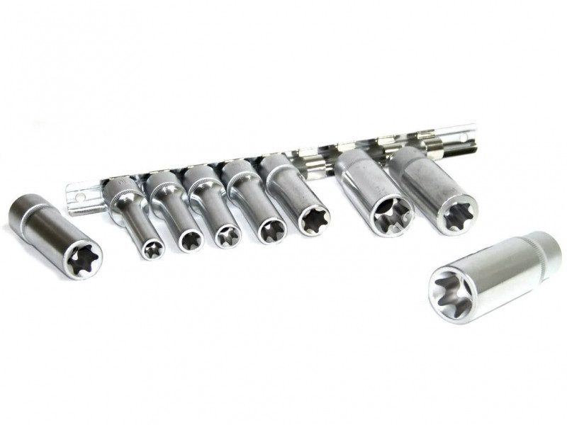 Набор головок FORCE 4083 1/2" Е-профиль (Torx) глубоких 8 пр. (E10-E24)