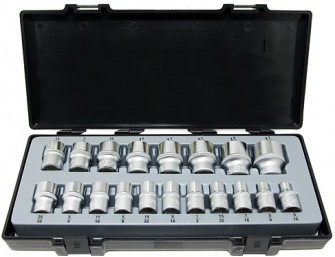 Набір головок FORCE 4194-9 1/2" 12-гр. 19 пр. (5/16"-1-1/4")