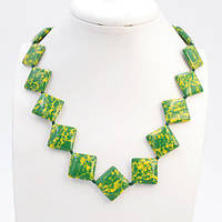 Буси варисцит жовто-зелений 48 см