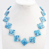 Намисто варисцит блакитний 48 см